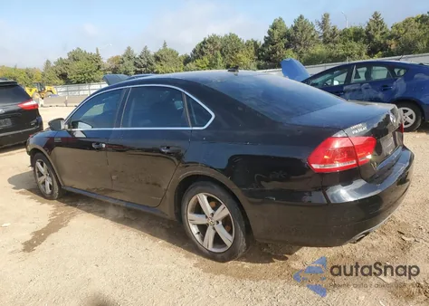 2013 Volkswagen Passat Se from USA, damaged, VIN 1VWBH7A38DC021876